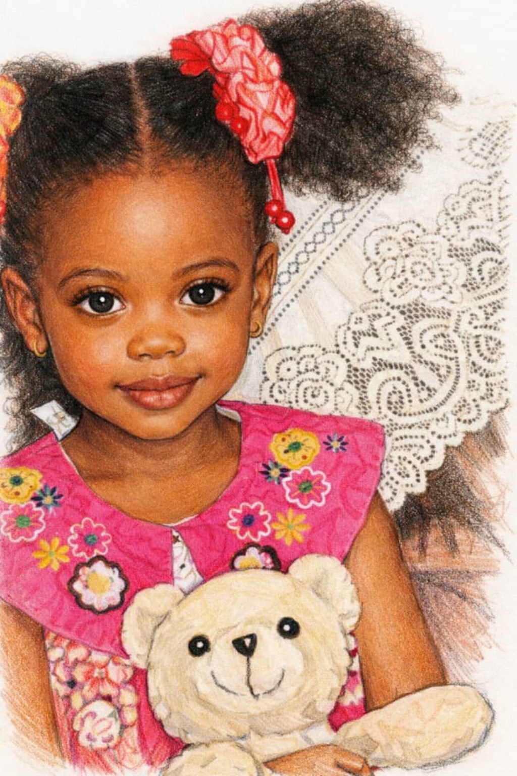 Sophia as a child